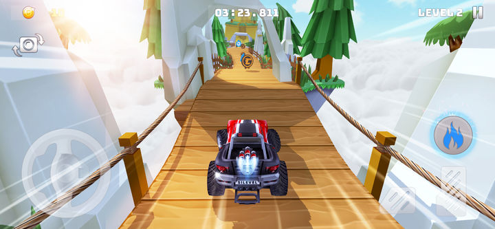 Screenshot 1 of Mountain Climb: Stunt Car Game 6.9