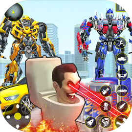 Robot War Toilet Transformers