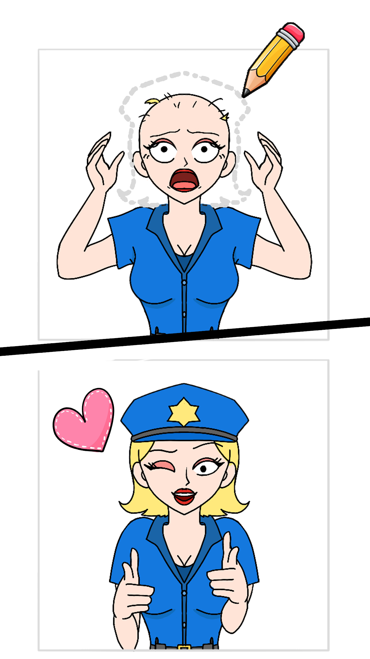 Draw Police:Brain Puzzle Games Game Screenshot