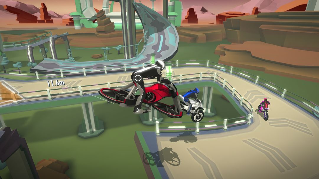 Gravity Rider Zero ภาพหน้าจอเกม