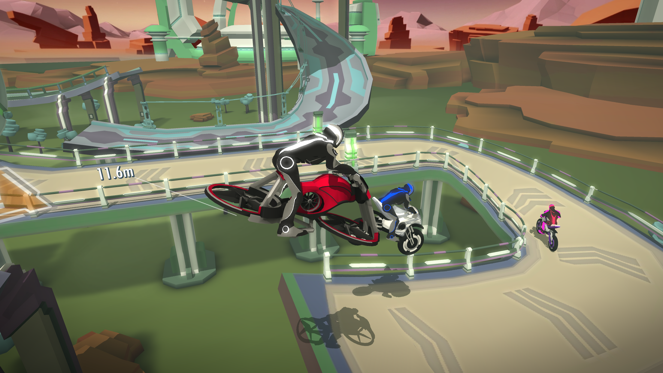 Gravity Rider Zero Game Screenshot
