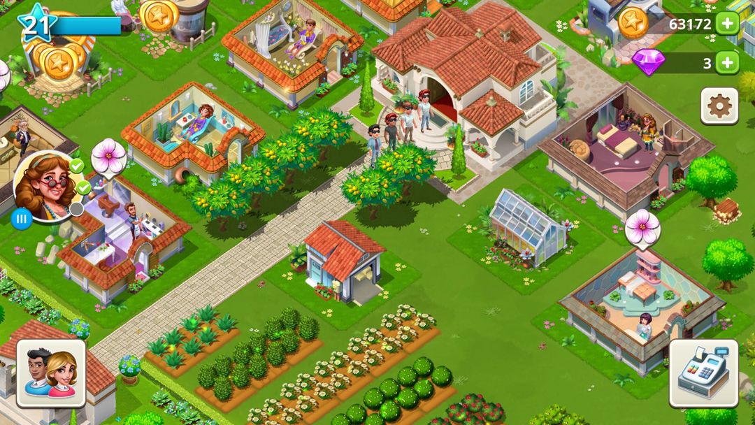 나의 스파 리조트: 재배, 건설 및 꾸미기 게임 스크린 샷
