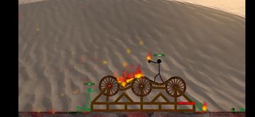 Stickman Physics Battle Arena Game Screenshot