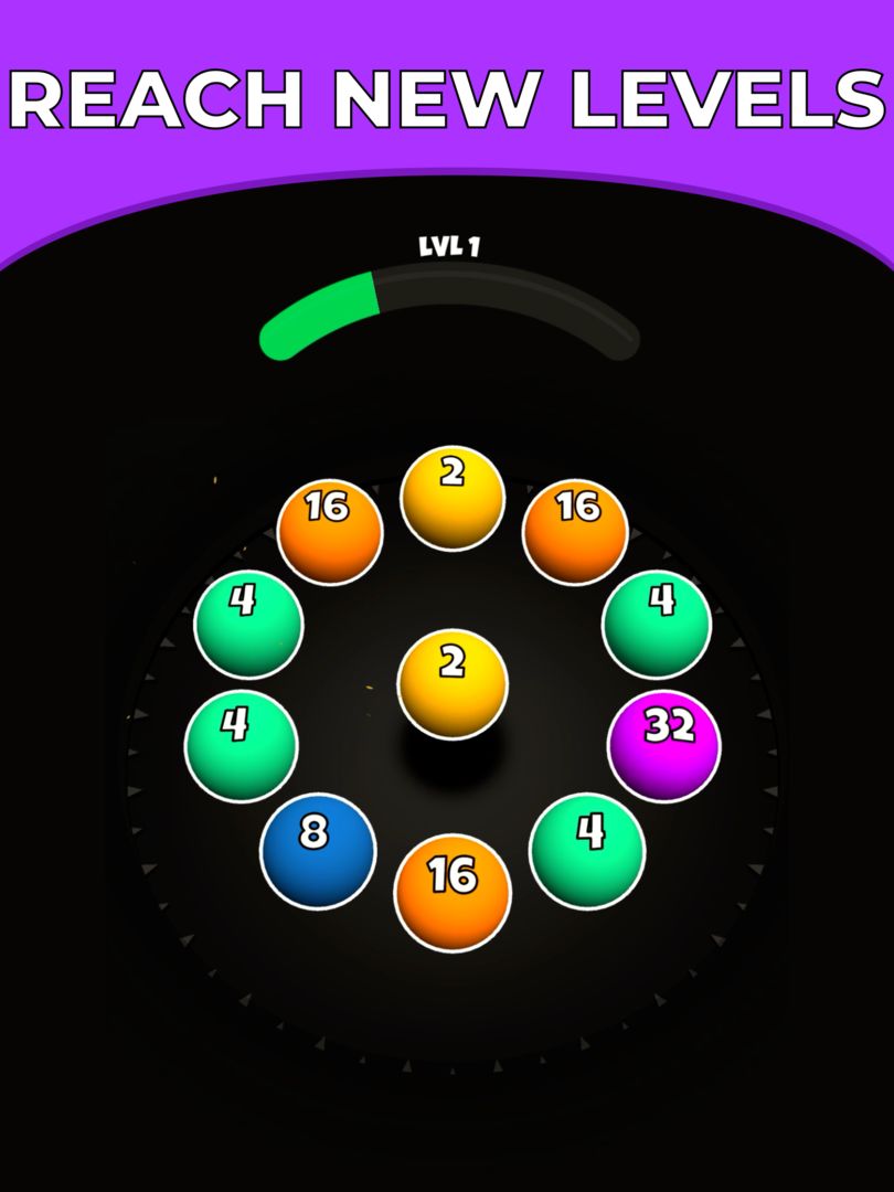 Screenshot of Roll Merge 3D - Number Puzzle