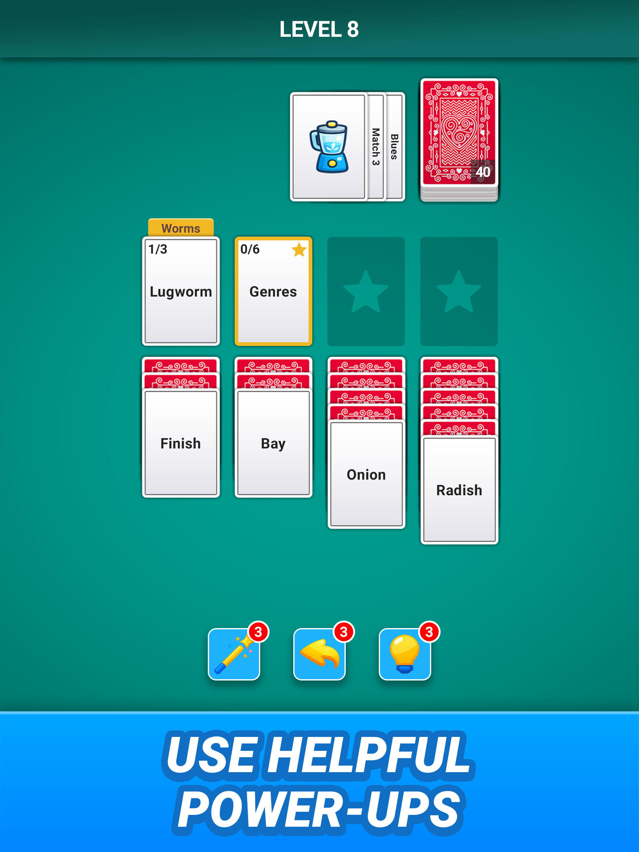 Word Solitaire Associations Game Screenshot