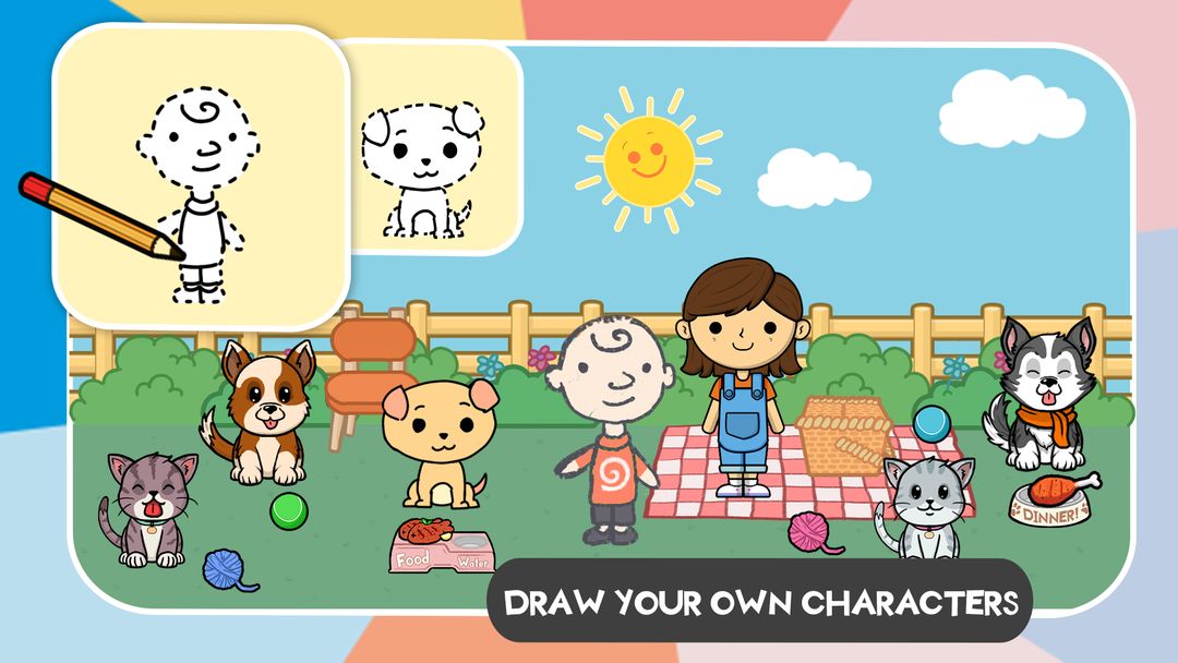Lila's World:Create Play Learn ภาพหน้าจอเกม