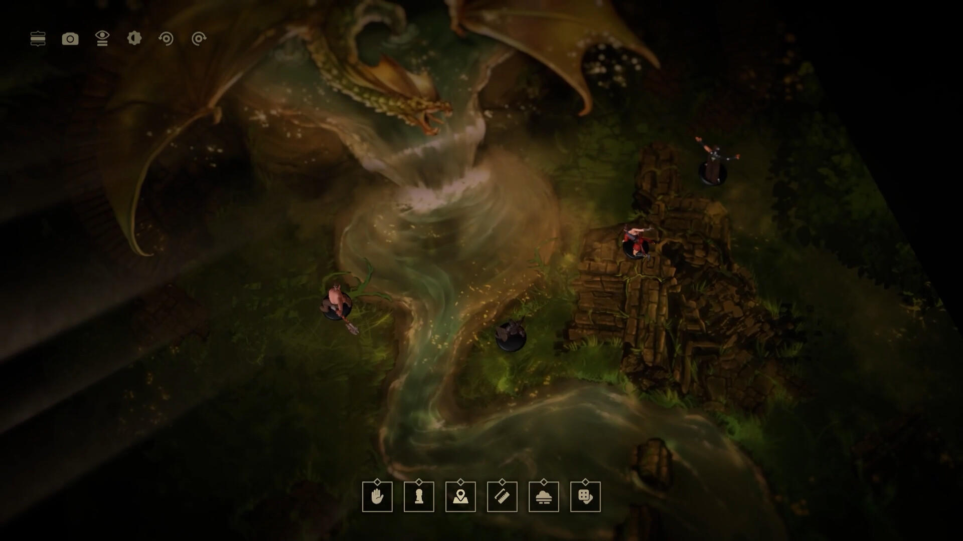 Screenshot of Conclave Virtual Tabletop