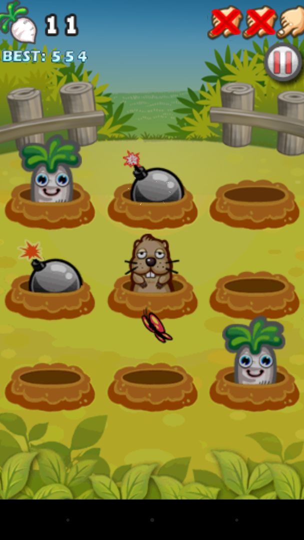Daikon And Mole screenshot game
