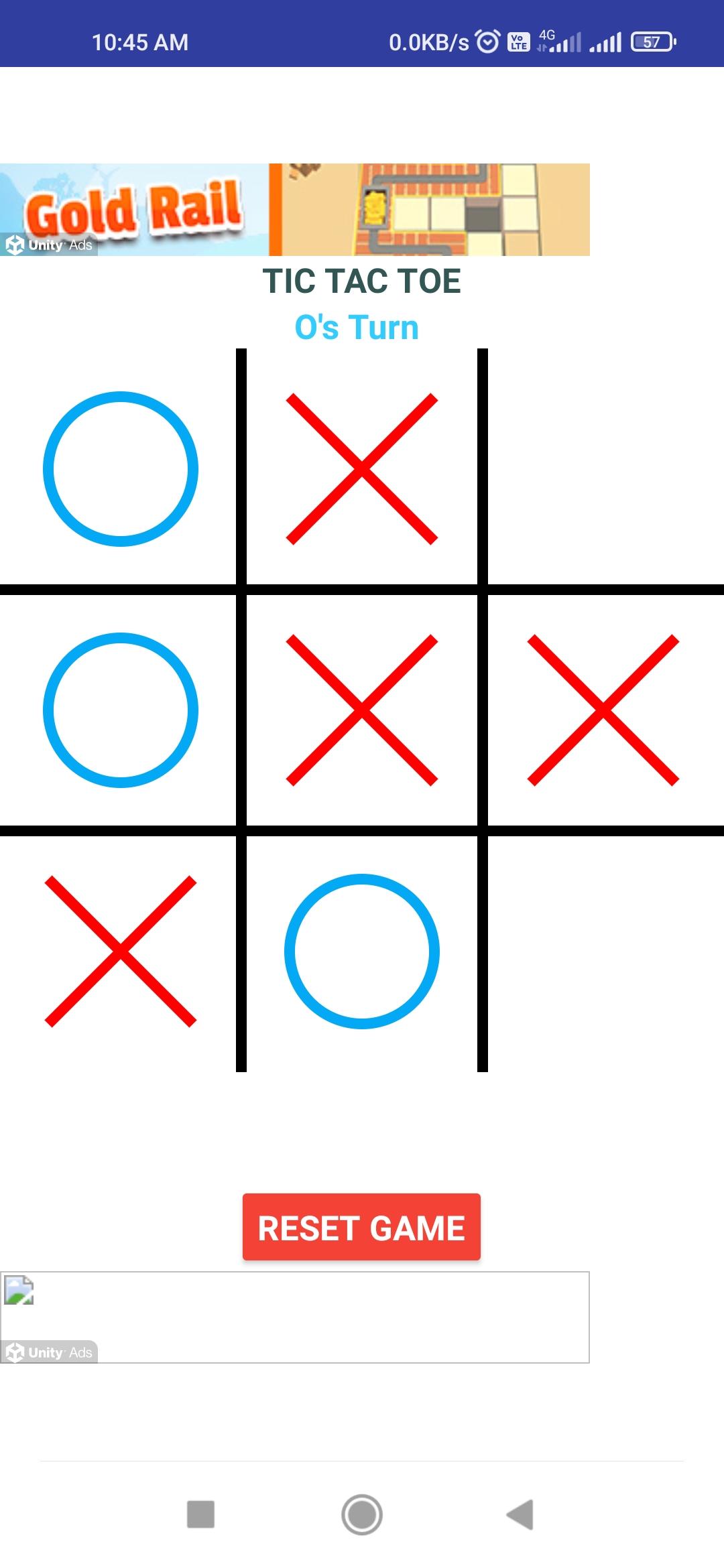 Tic Tac Toe Game Screenshot