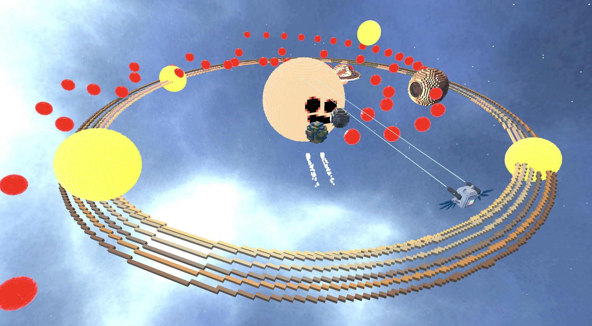 Capsule Cat's Big Space Adventure Game Screenshot
