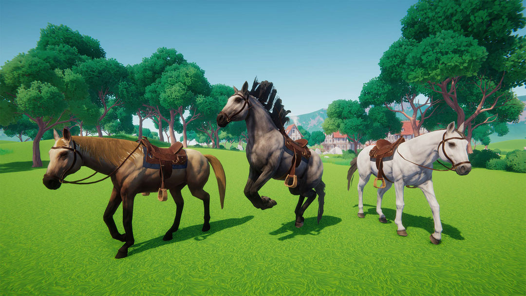 West Cowboy Horse Racing Game ภาพหน้าจอเกม