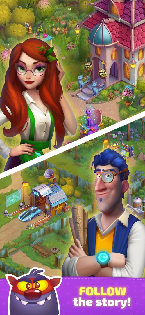 Mystic Town: Puzzle & Episodes screenshot game
