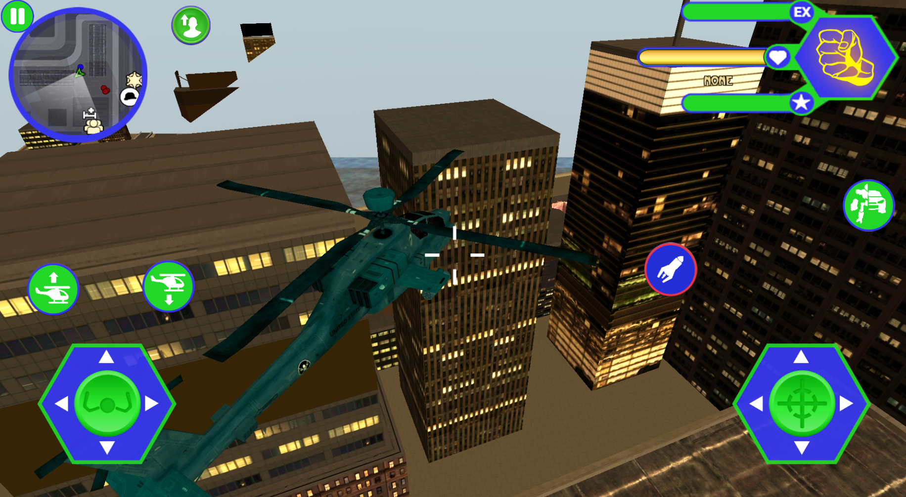 Grand Robot Helicopter Crime : Fight To Survive Game Screenshot