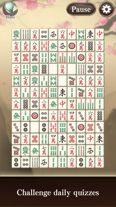 Mahjong Puzzle Shisensho Game Screenshot