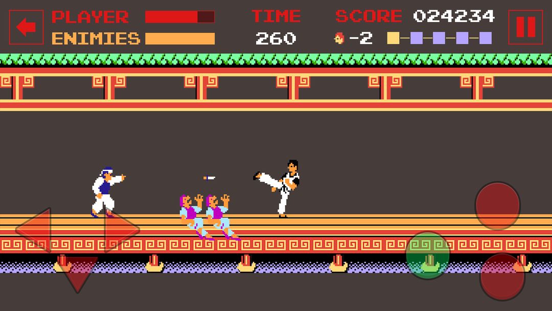 Screenshot of Kung Fu Master