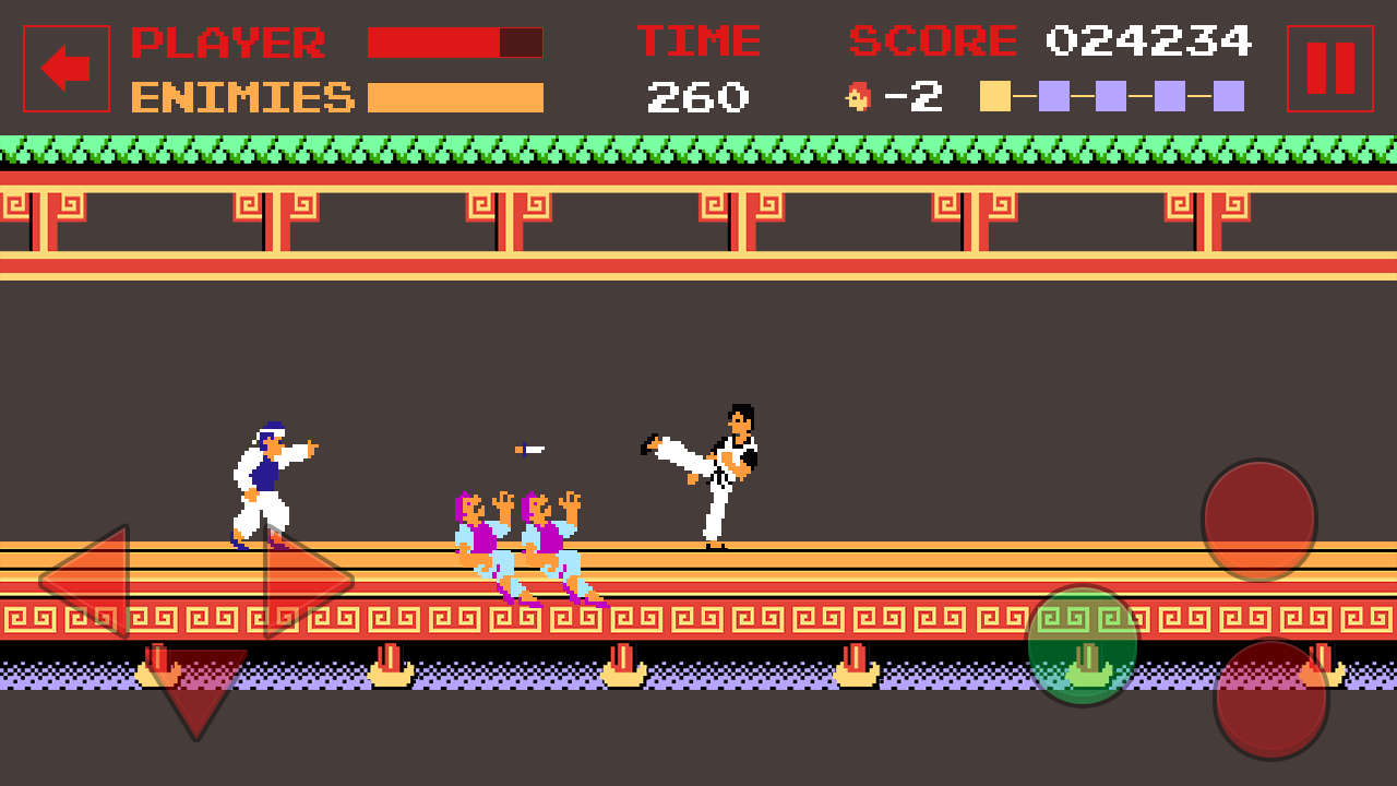Kung Fu Master 遊戲截圖