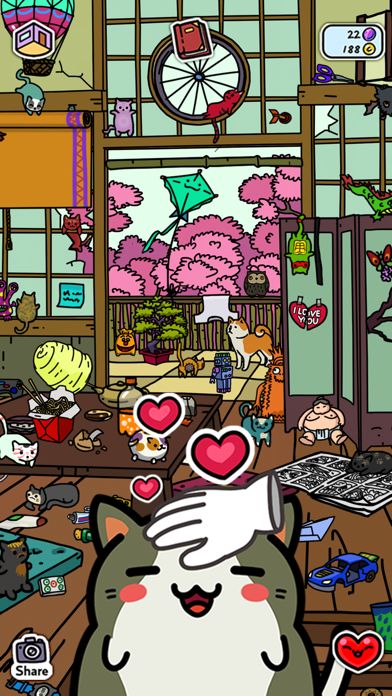 Screenshot of Kleptocats Furry Kitty Collect