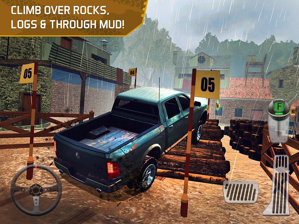 4x4 Dirt Offroad Parking Game Screenshot