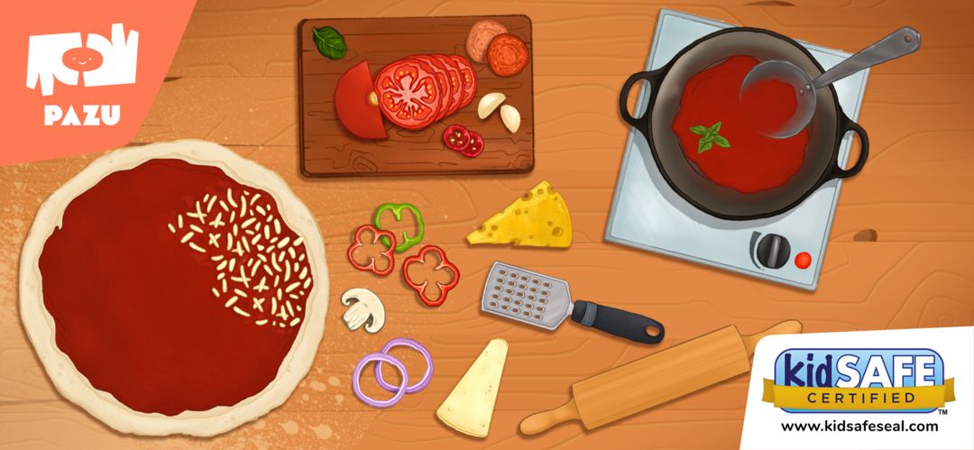 Screenshot of Pizza maker cooking games