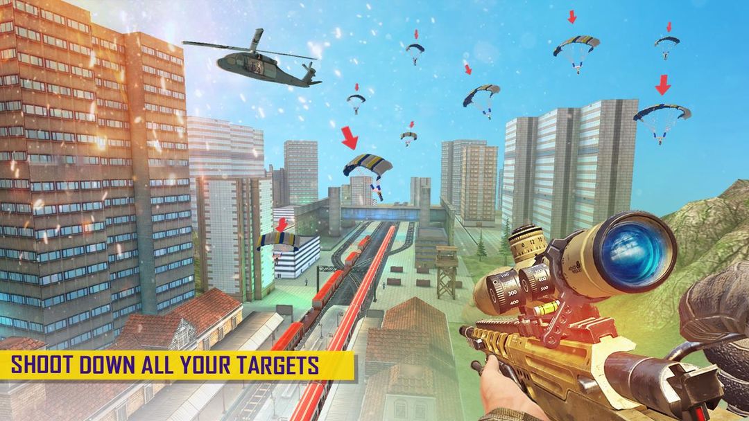 Train Shooting Game: War Games screenshot game