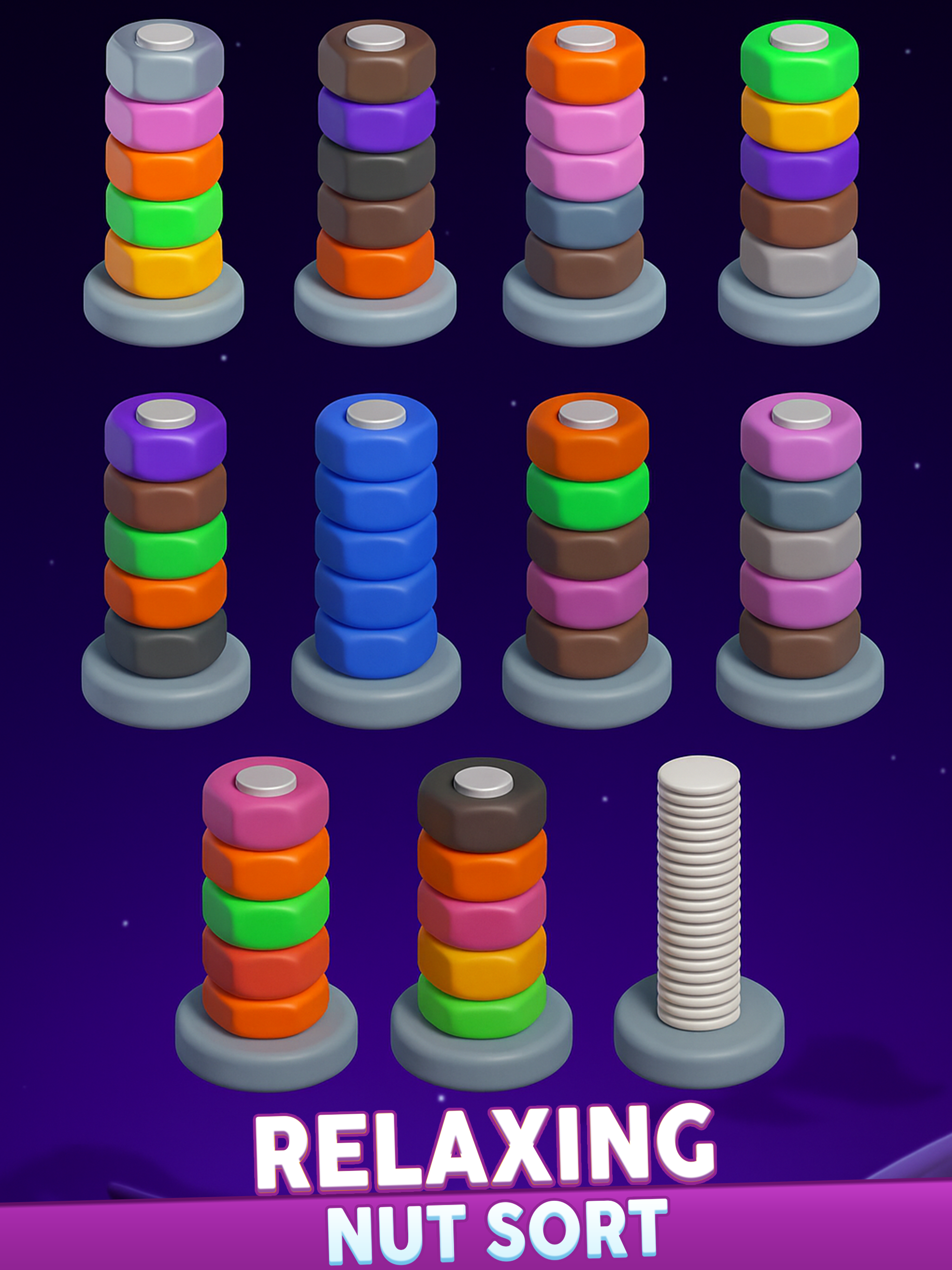Nuts And Bolts: Screw Sort Game Screenshot