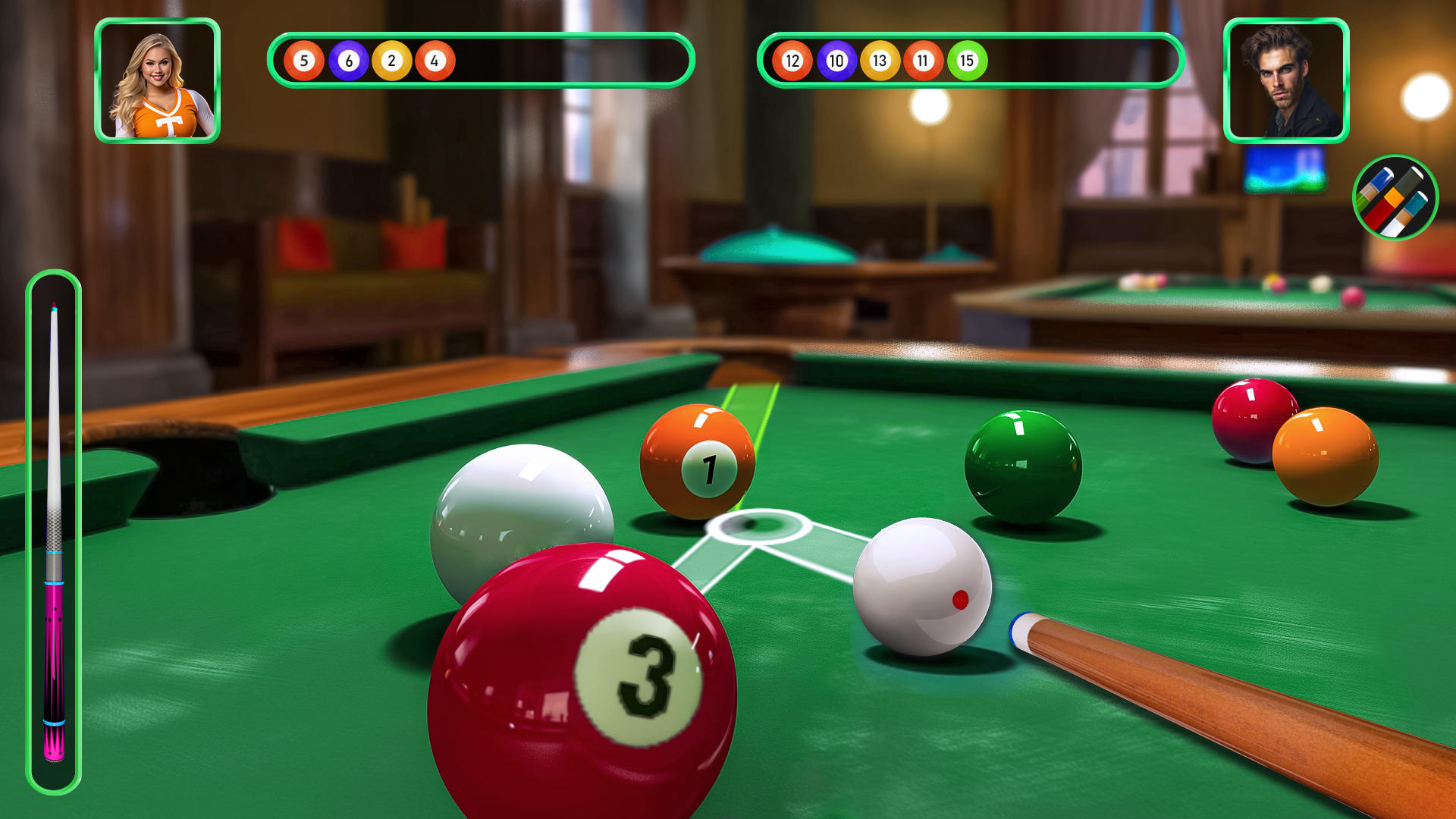 8 Ball Pool Billiard Offline Game Screenshot