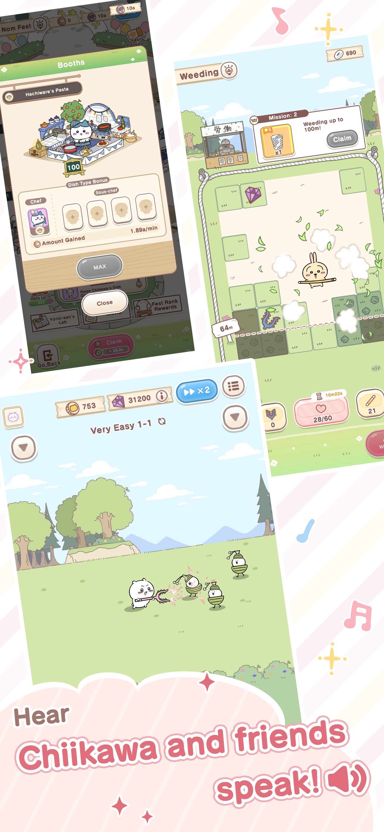 Chiikawa Pocket Game Screenshot