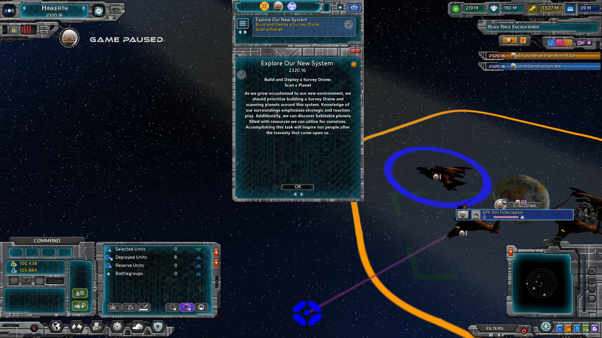Screenshot of Galactic Ruler Enlightenment