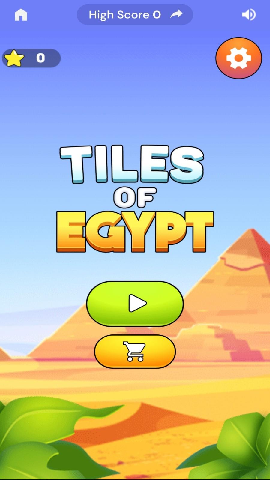 Tiles of Egypt ゲームのスクリーンショット