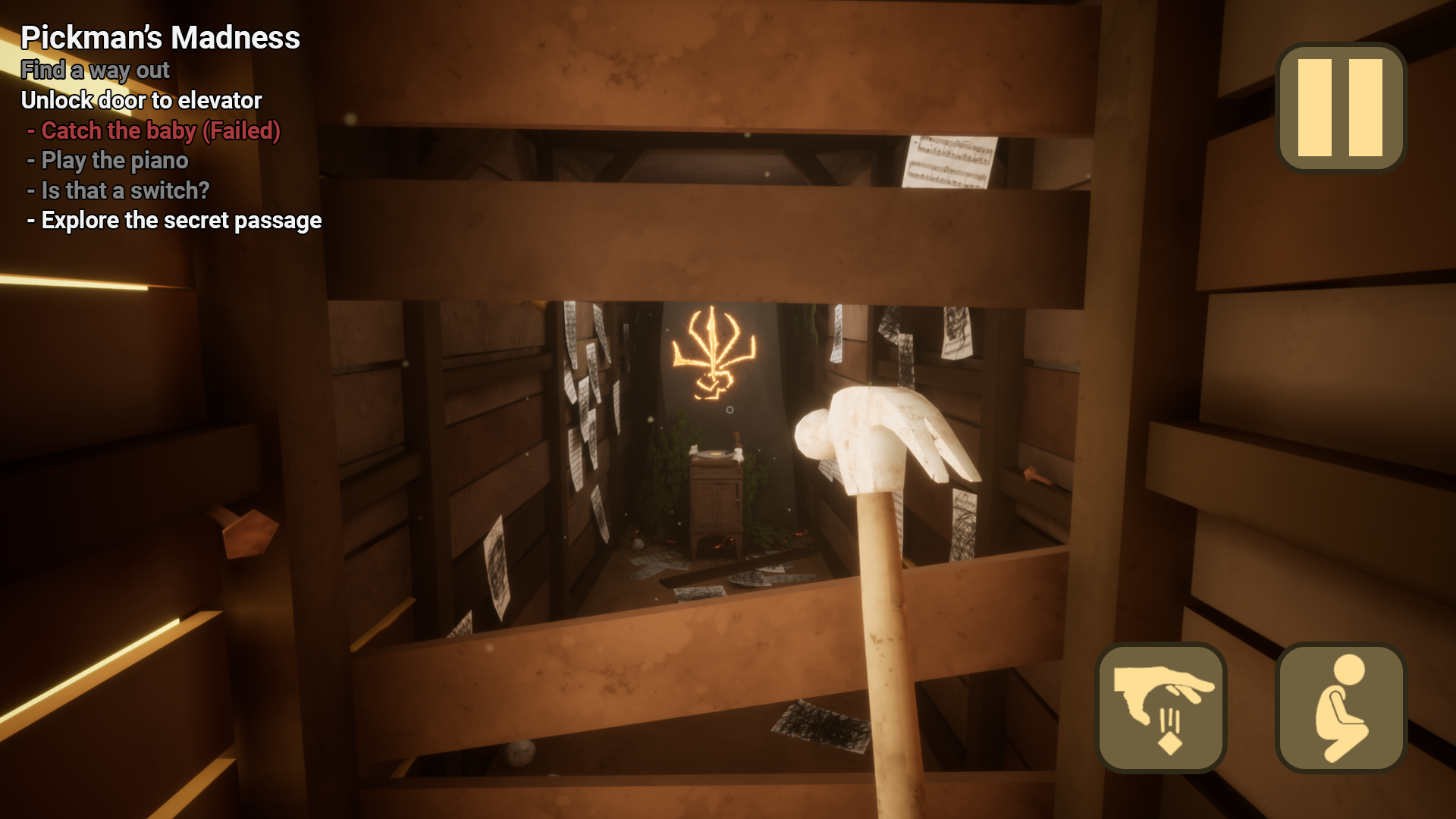 The Baby In Yellow Game Screenshot
