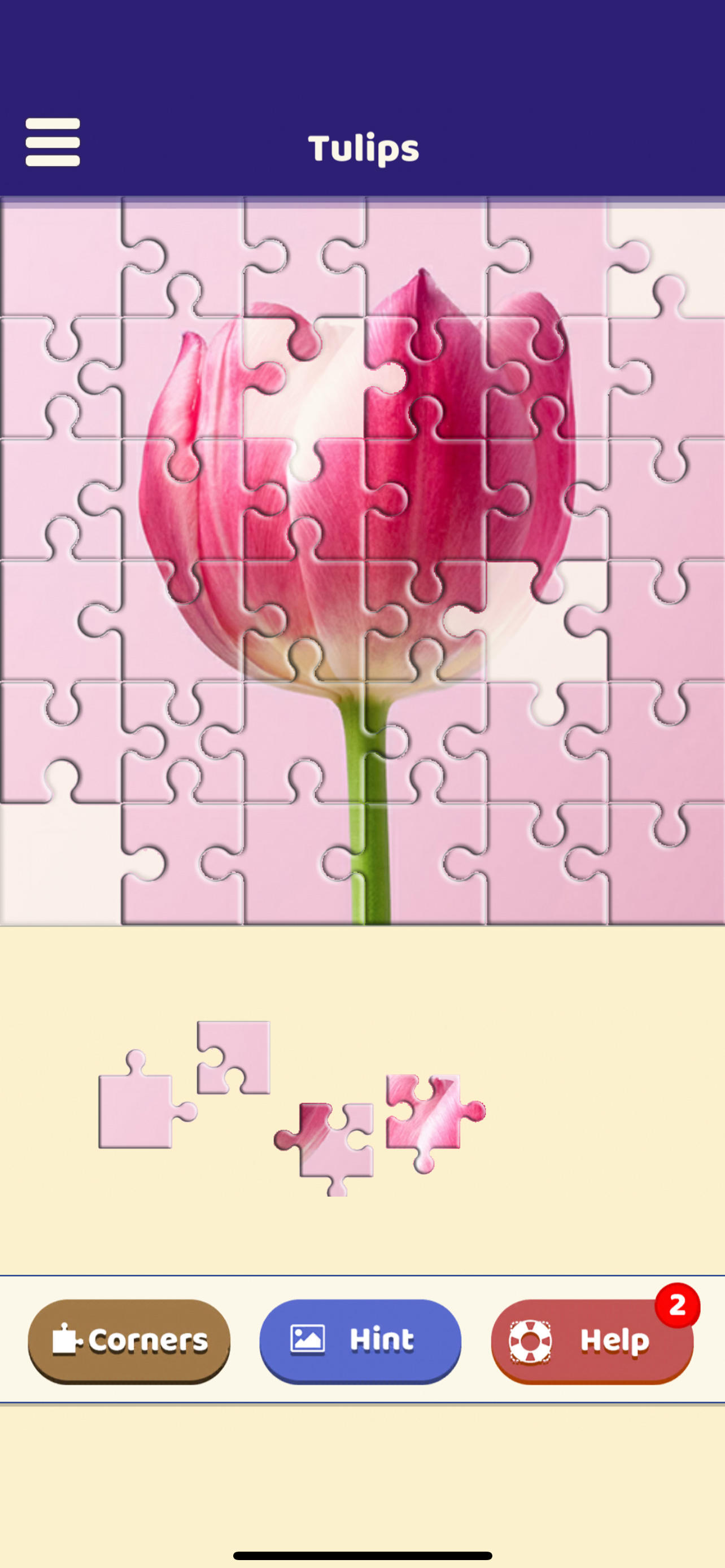 Tulip Love Puzzle Game Screenshot