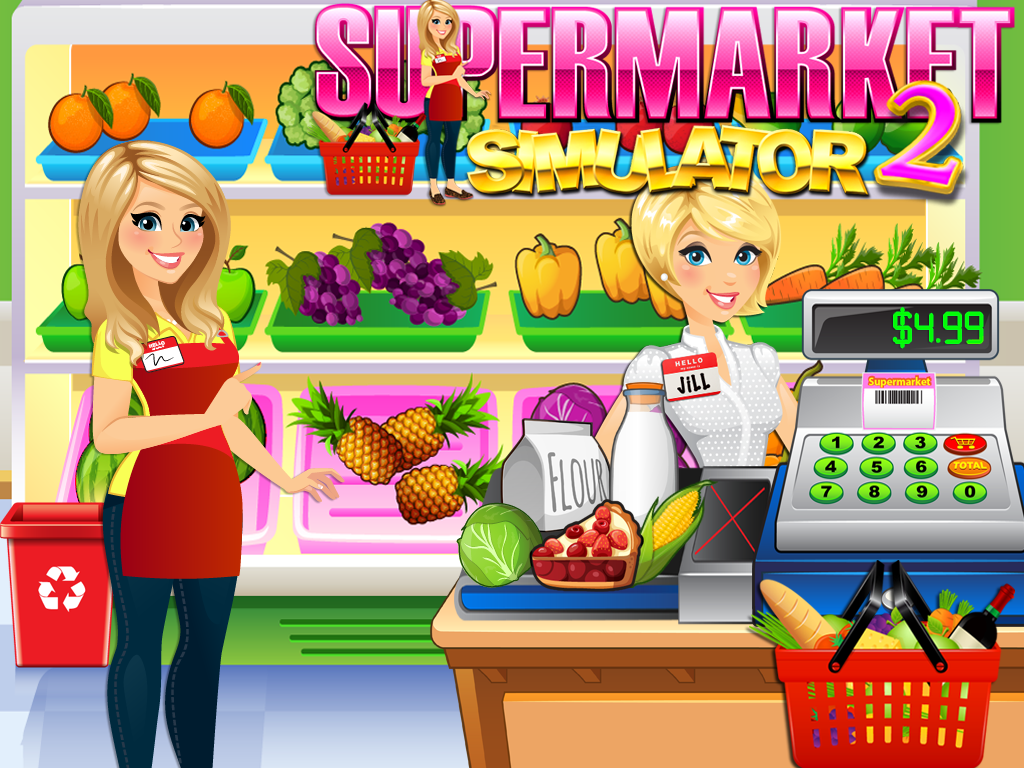 Supermarket Grocery Store Girl Game Screenshot