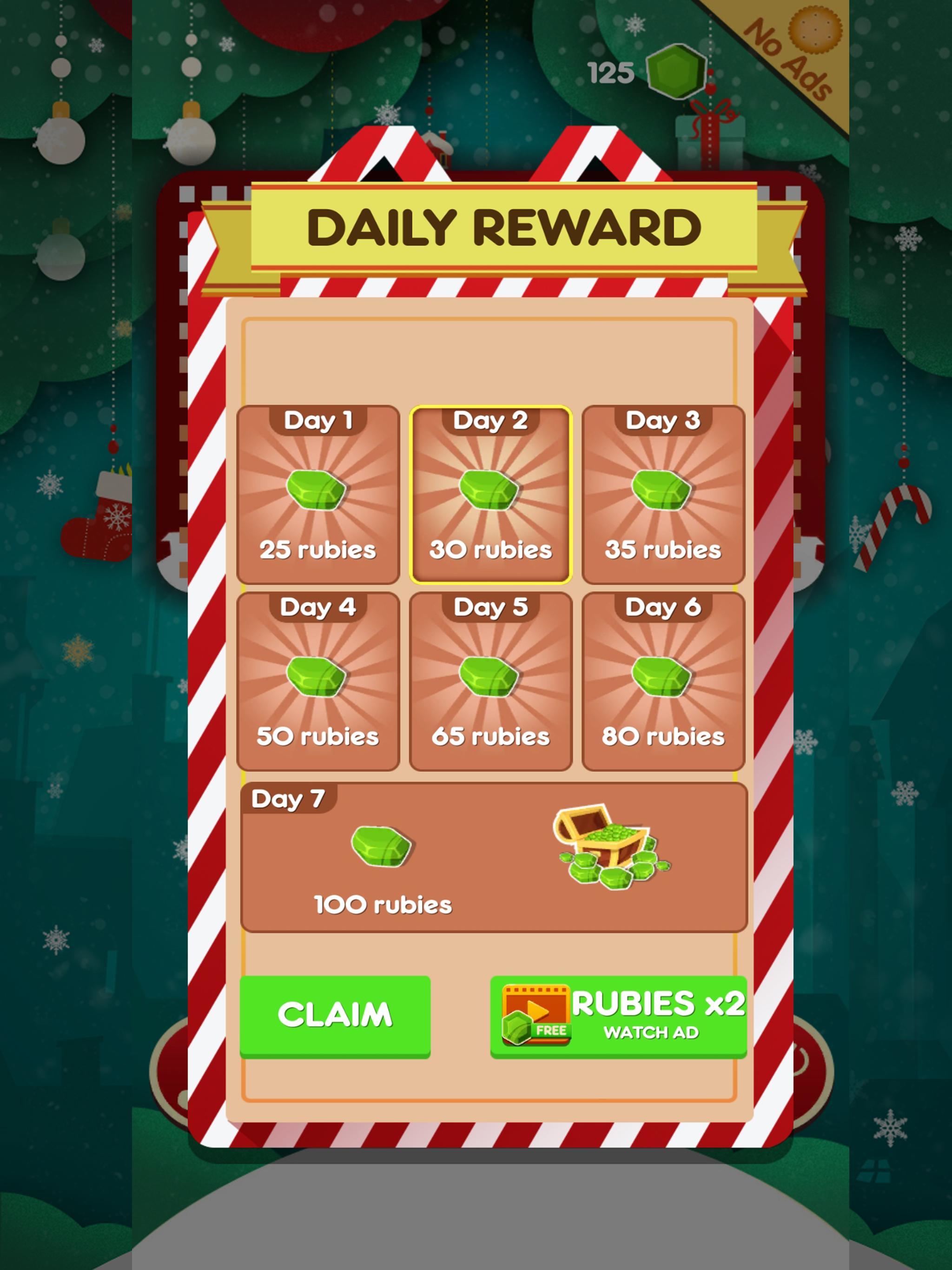 Christmas Scrabbler Game Screenshot