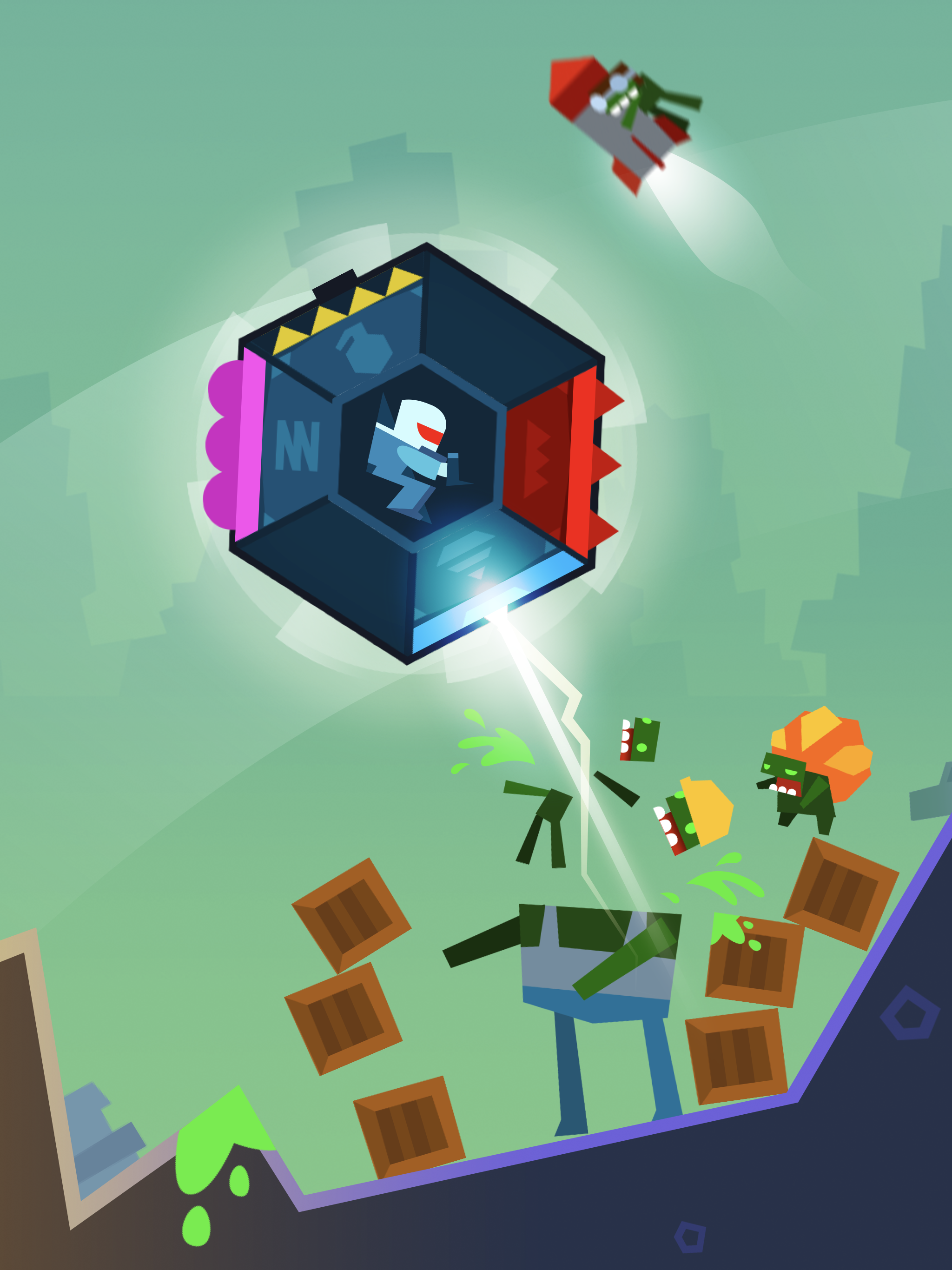 Downhill Smash Game Screenshot