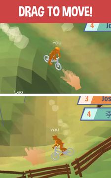 Hill Down Race Game Screenshot