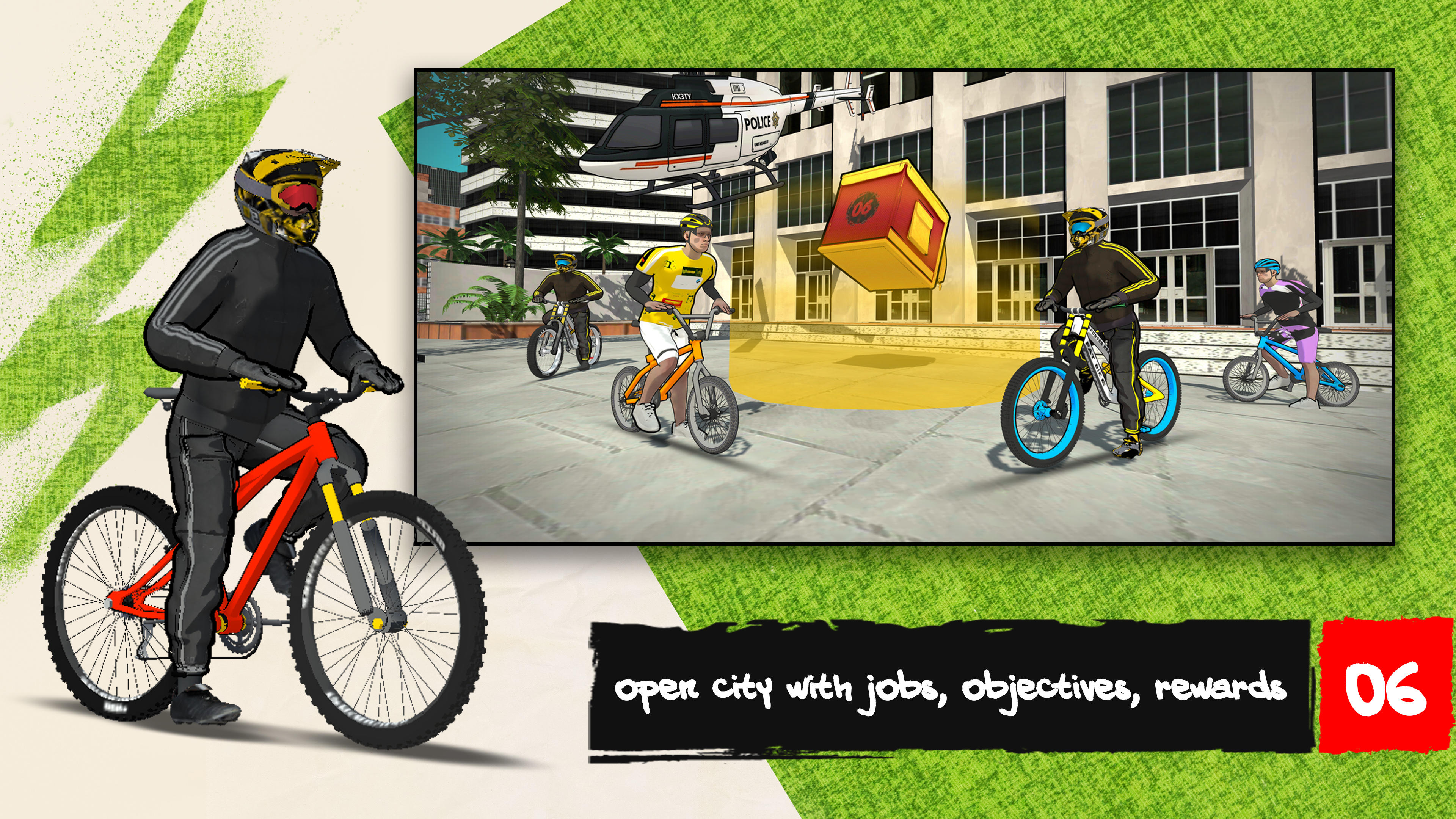 Bicycle Pizza Delivery! Game Screenshot