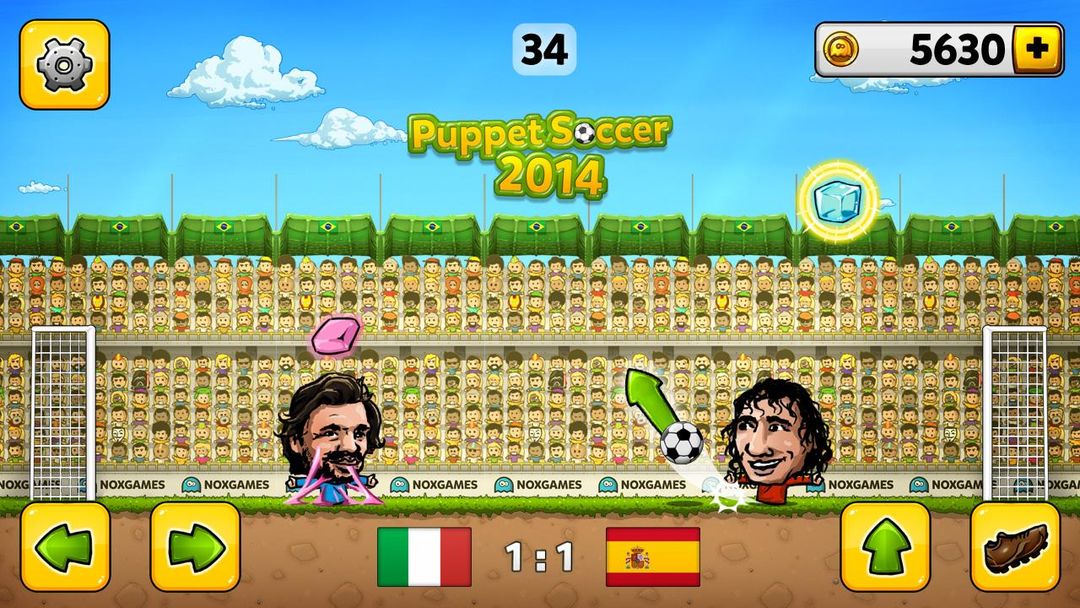 PuppetSoccer - 足球遊戲截圖