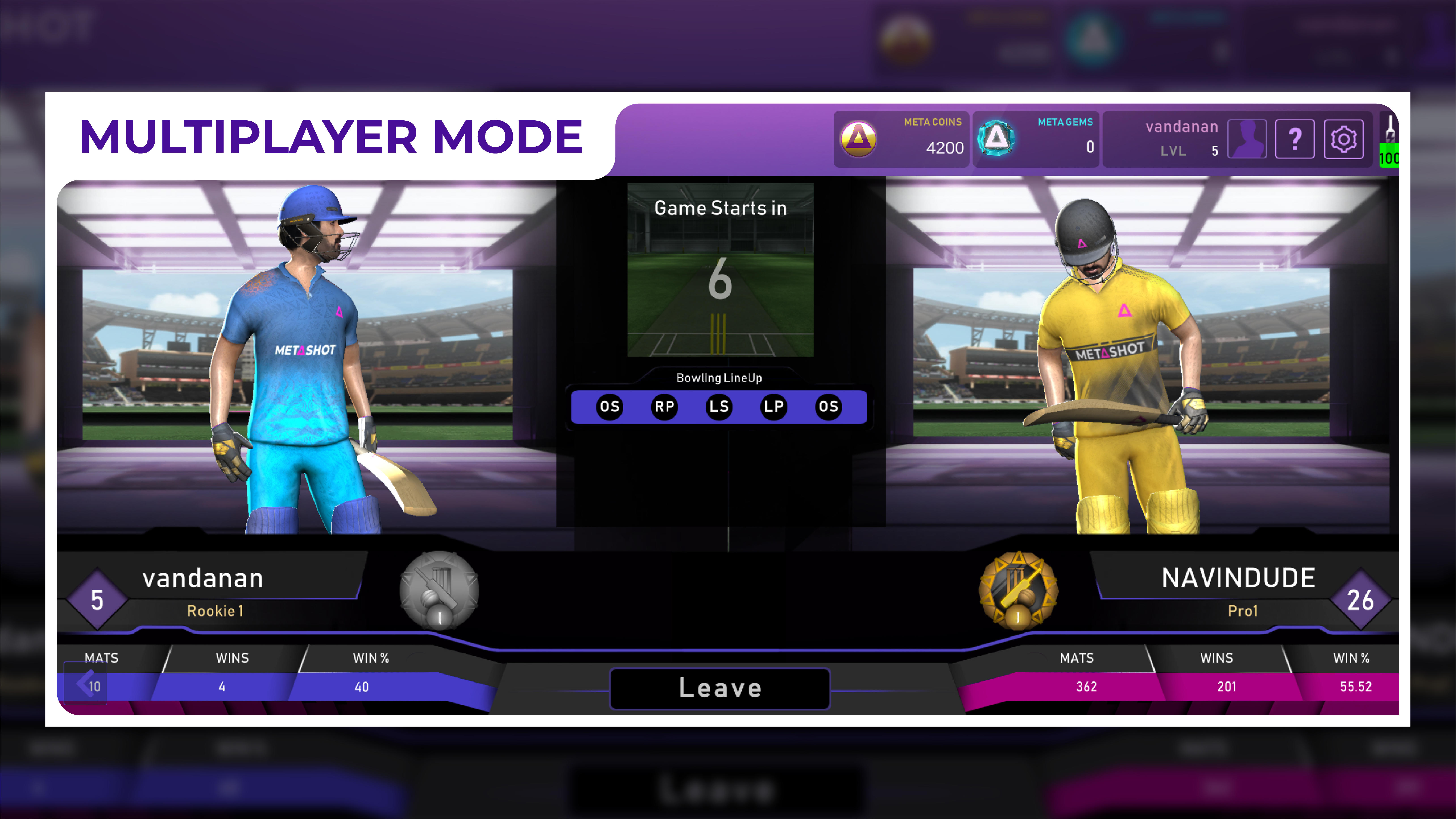 MetaShot Smart Cricket for Android/iOS - TapTap