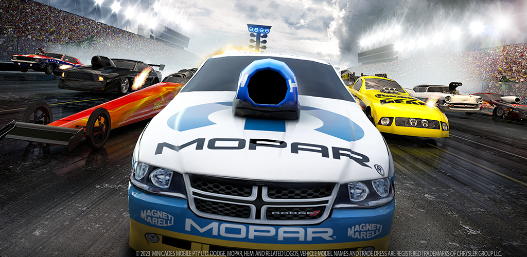 Screenshot of the video of Mopar Drag N Brag