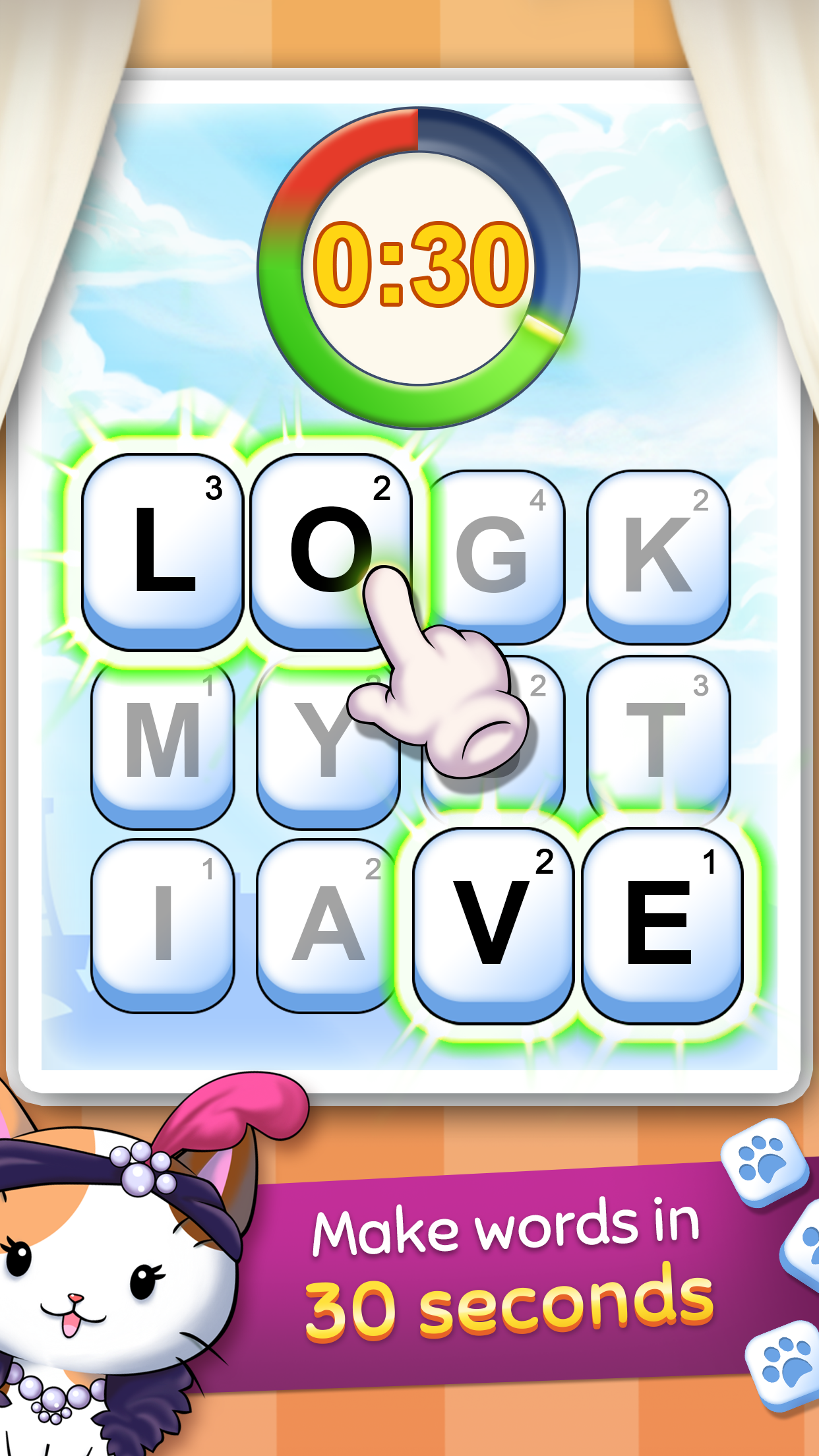 Word Cats Game Screenshot