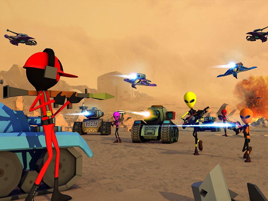 Creepy Aliens Battle Simulator 3D ภาพหน้าจอเกม