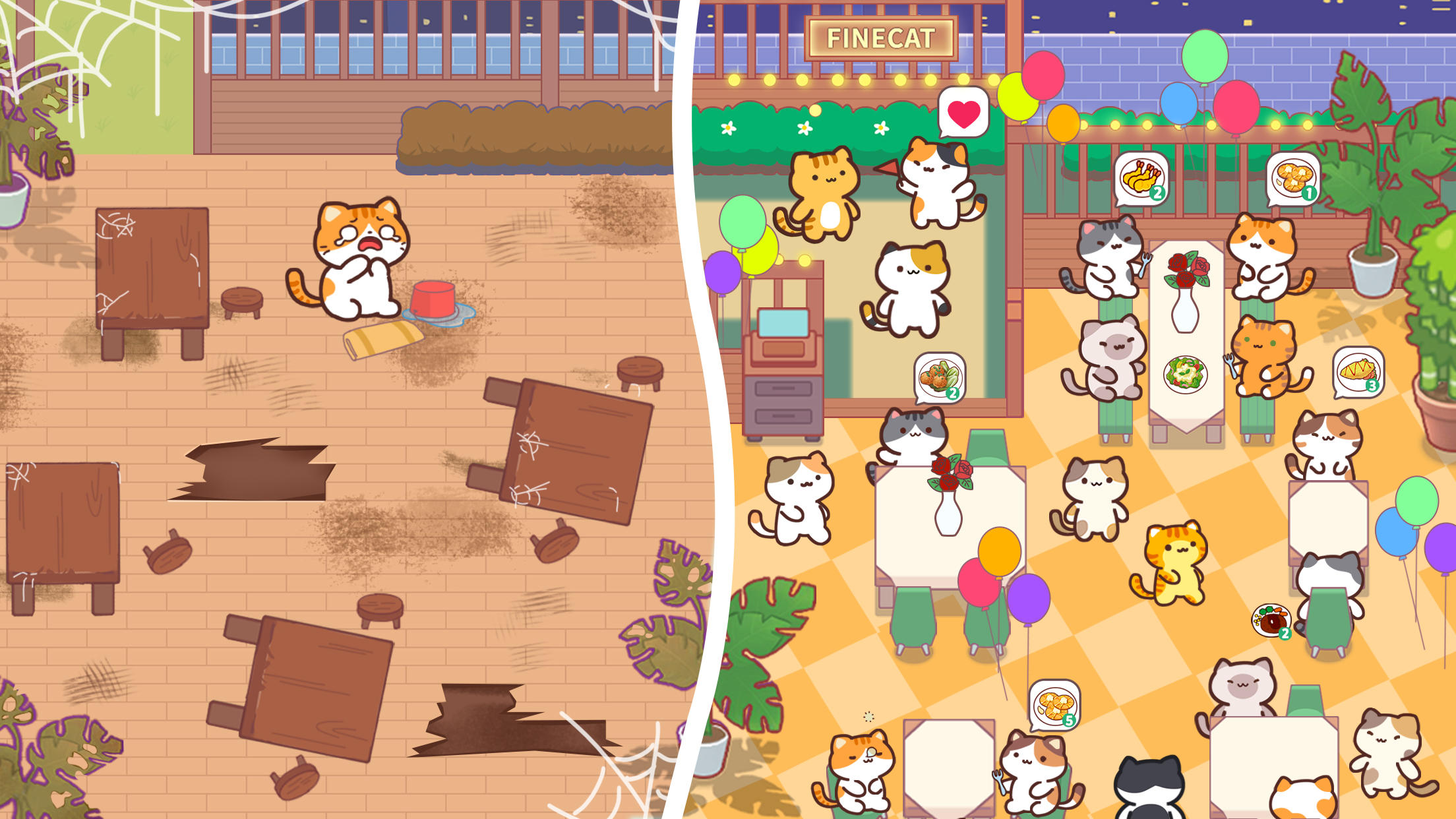 Cat Cooking Bar - Food game screenshot game