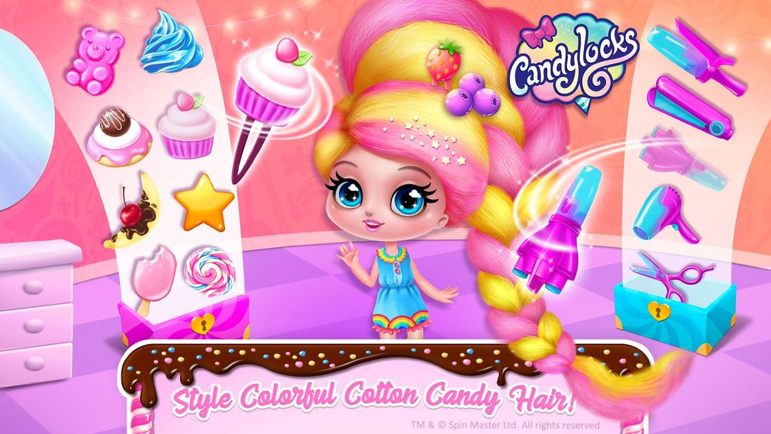 Candylocks Hair Salon screenshot game