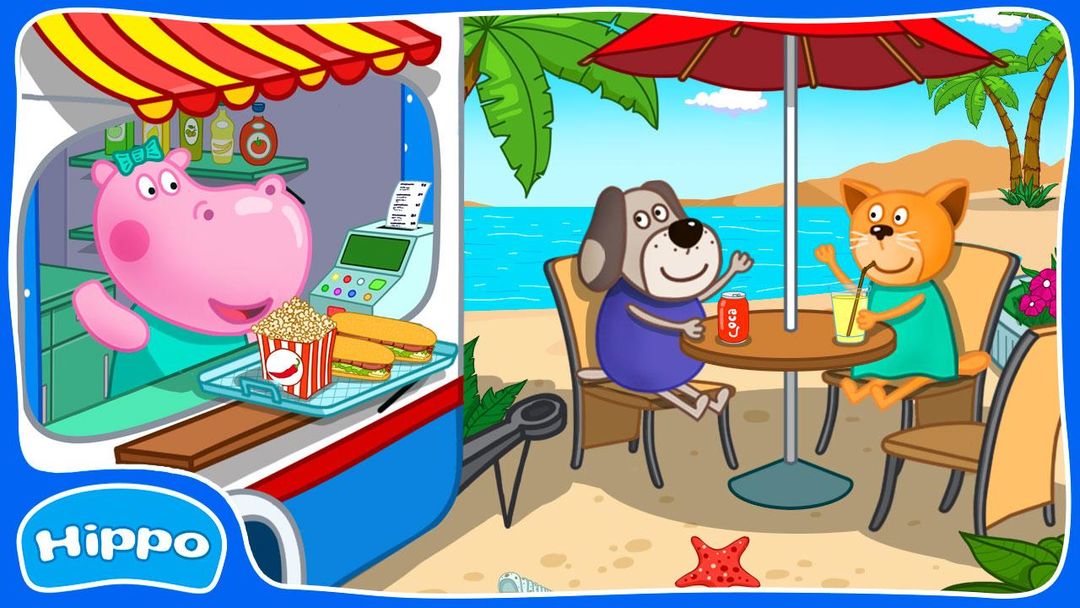 Screenshot of Cafe Hippo: Kids cooking game