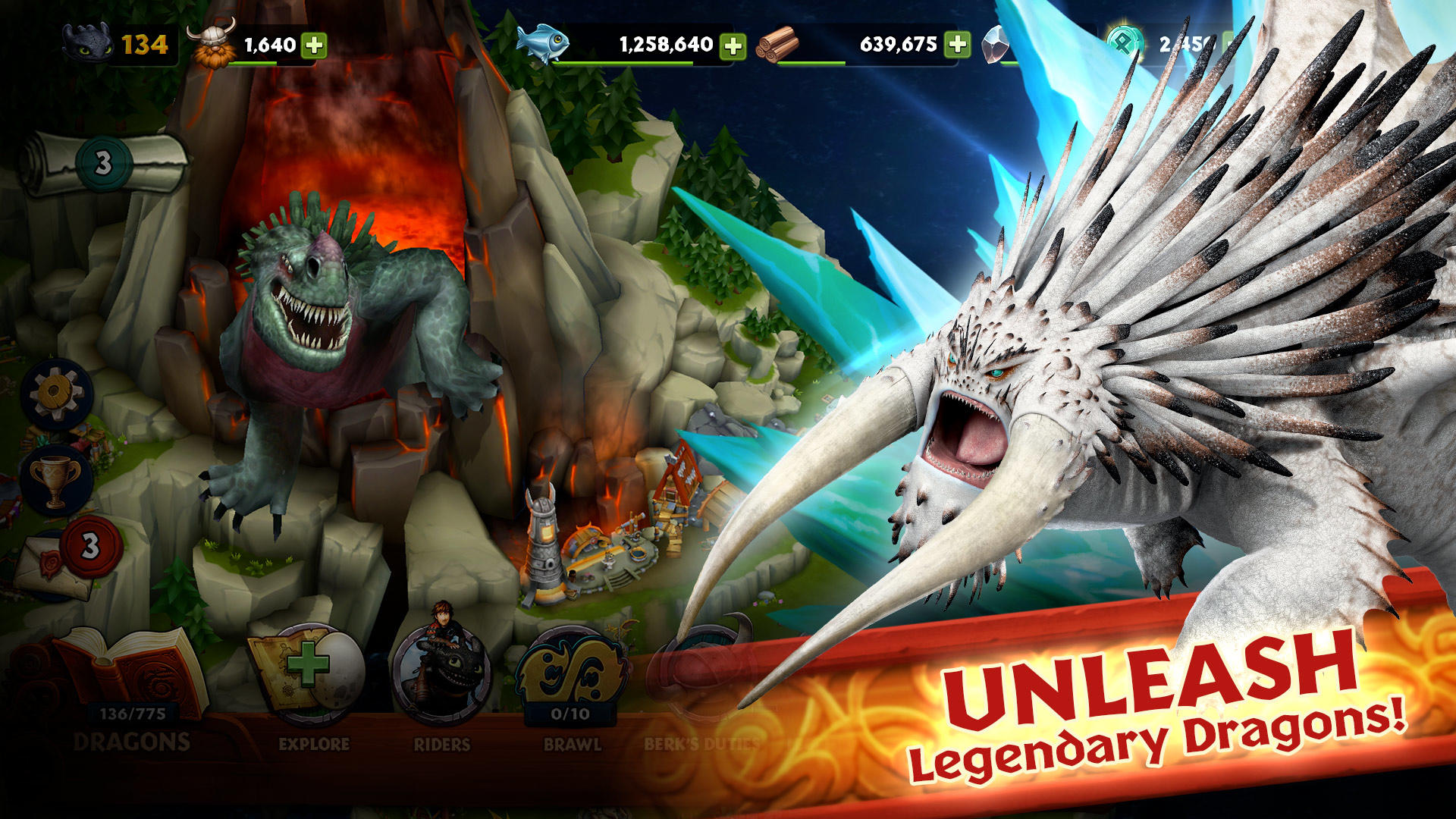 Dragons: Rise of Berk 遊戲截圖