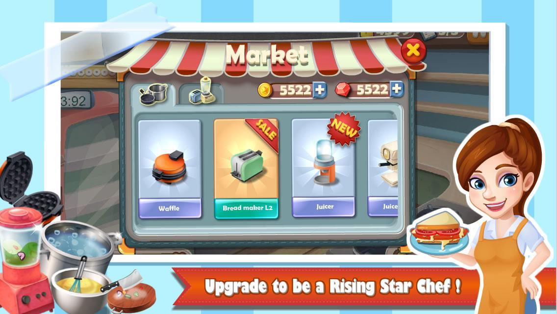Rising Super Chef:Cooking Game 게임 스크린샷