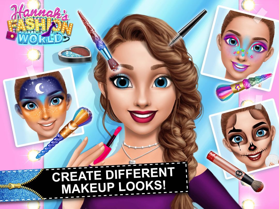 Hannah’s Fashion World - Dress Up & Makeup Salon 게임 스크린 샷