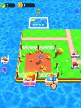 Mini Farm Island Game Screenshot