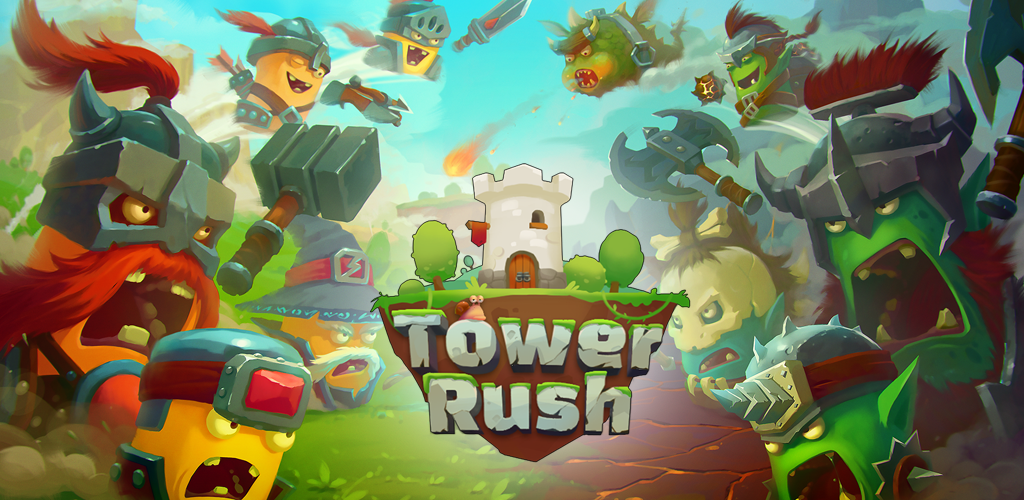 Banner of Tower Rush - យុទ្ធសាស្ត្រ pvp តាមអ៊ីនធឺណិត 0.96