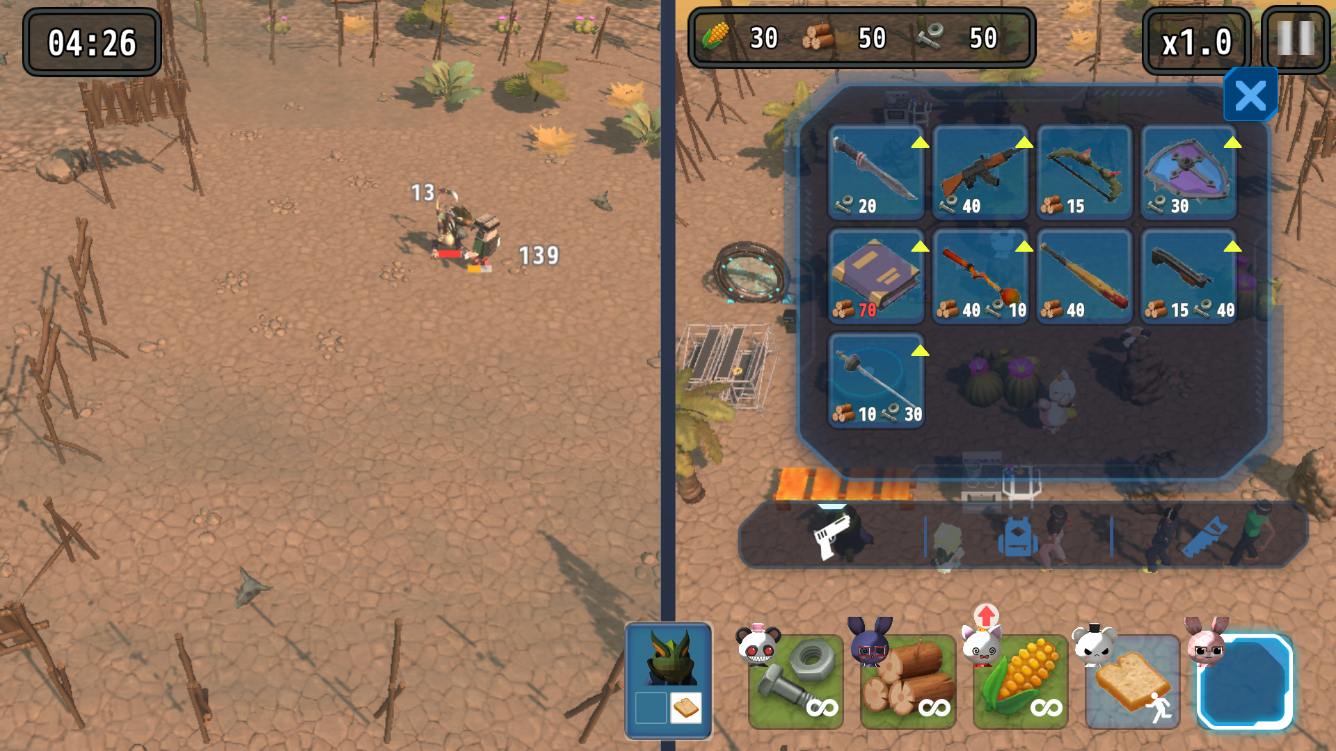 Screenshot of CraBato (Craft&Battle)